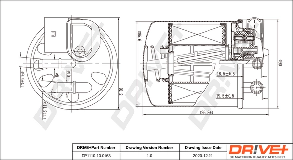 Fuel Filter DP1110.13.0163