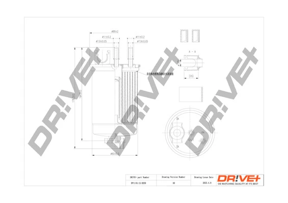 Fuel Filter DP1110.13.0259