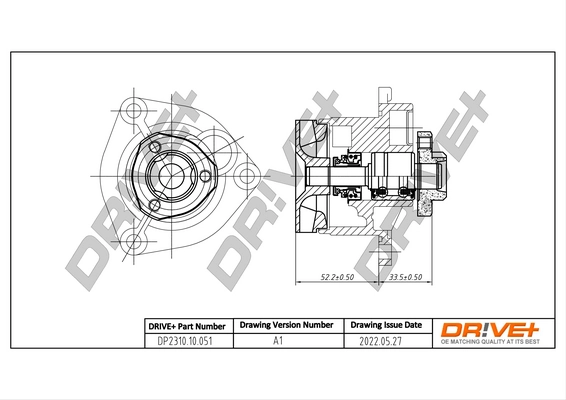 Water Pump, engine cooling DP2310.10.051