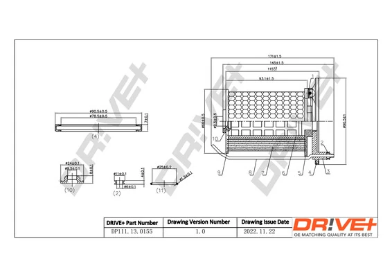 Fuel Filter DP1110.13.0155