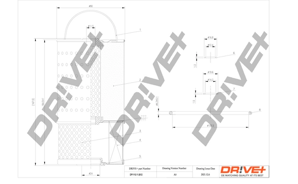 Oil Filter DP1110.11.0012