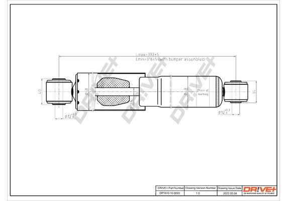 Shock Absorber DP1610.10.0093