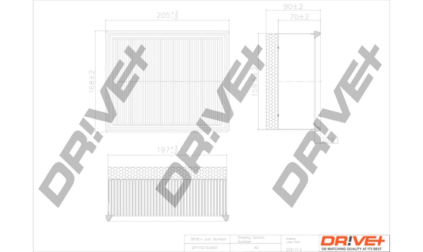Air Filter DP1110.10.0407