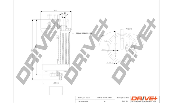 Fuel Filter DP1110.13.0026