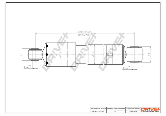 Shock Absorber DP1610.10.0201