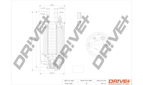 Fuel Filter DP1110.13.0072