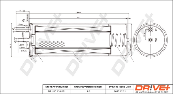 Fuel Filter DP1110.13.0281
