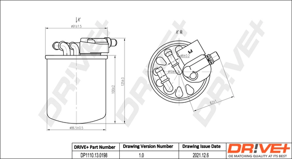 Fuel Filter DP1110.13.0198