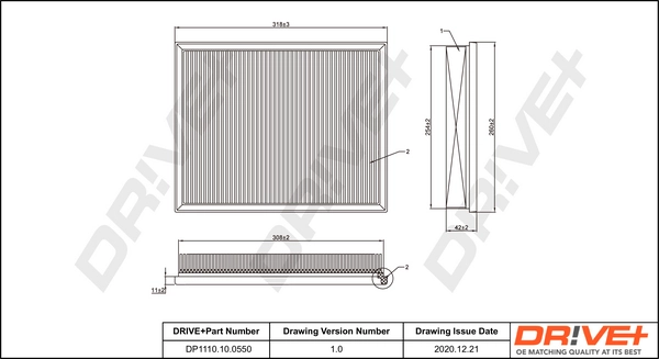 Air Filter DP1110.10.0550