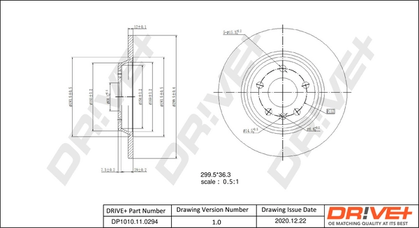 Brake Disc DP1010.11.0294
