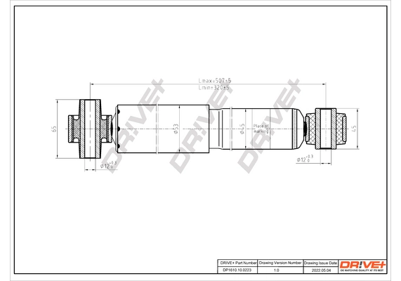 Shock Absorber DP1610.10.0223