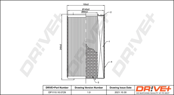 Air Filter DP1110.10.0729