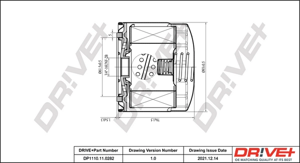 Oil Filter DP1110.11.0282