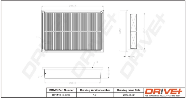 Air Filter DP1110.10.0495