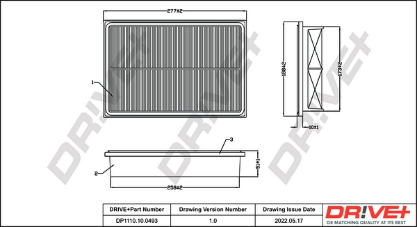 Air Filter DP1110.10.0493