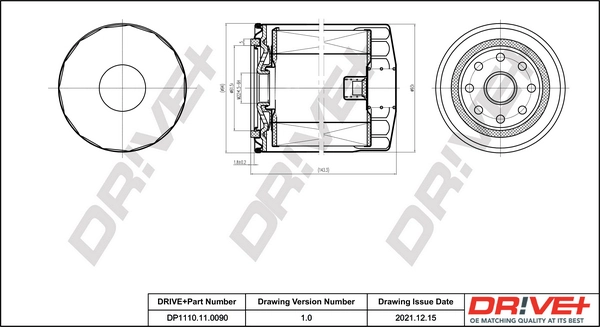 Oil Filter DP1110.11.0090