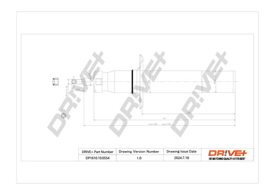 Shock Absorber DP1610.10.0554