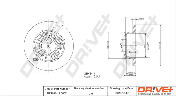 Brake Disc DP1010.11.0002