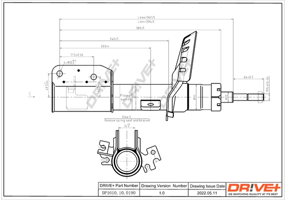 Shock Absorber DP1610.10.0190
