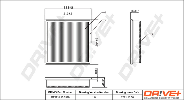 Air Filter DP1110.10.0390