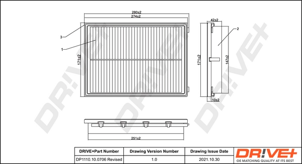 Air Filter DP1110.10.0706