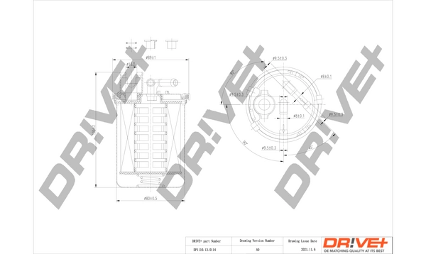 Fuel Filter DP1110.13.0114
