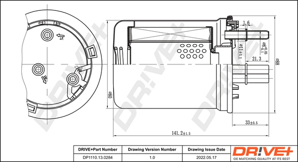 Fuel Filter DP1110.13.0284