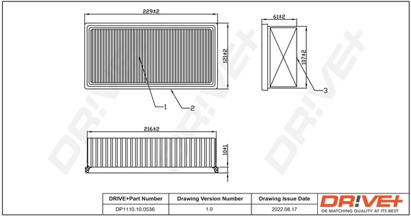 Air Filter DP1110.10.0536