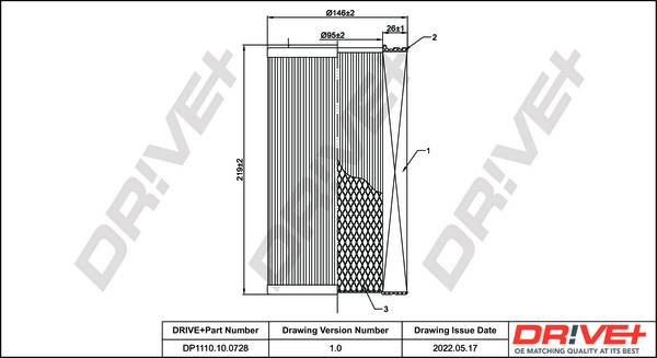 Air Filter DP1110.10.0728