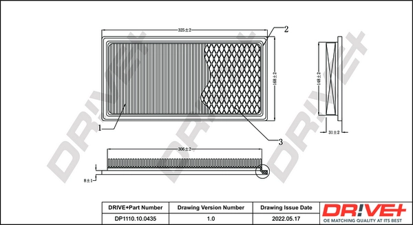 Air Filter DP1110.10.0435