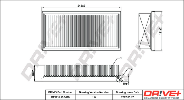 Air Filter DP1110.10.0679