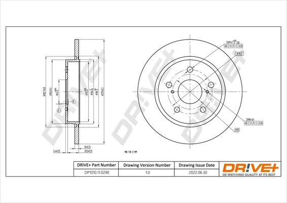 Brake Disc DP1010.11.0290