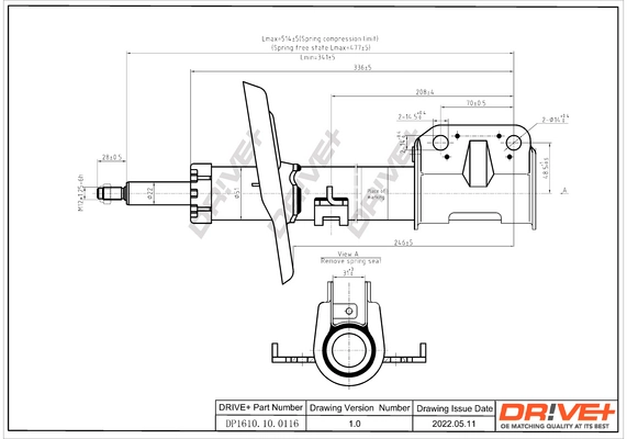 Shock Absorber DP1610.10.0116