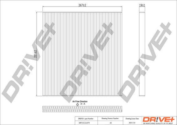 Filter, cabin air DP1110.12.0379