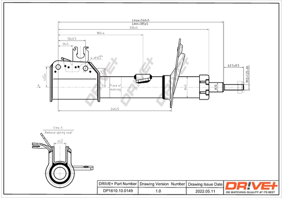 Shock Absorber DP1610.10.0149