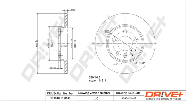 Brake Disc DP1010.11.0146