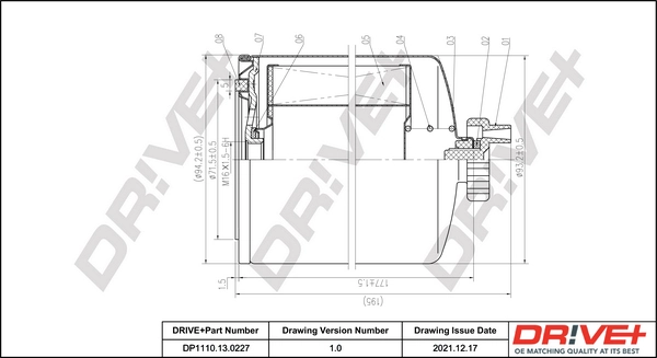 Fuel Filter DP1110.13.0227