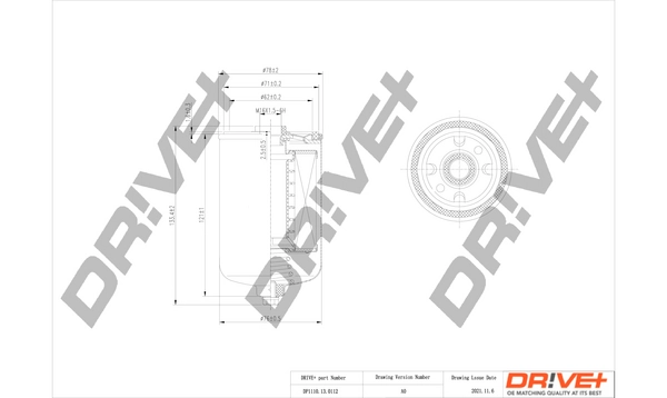 Fuel Filter DP1110.13.0112