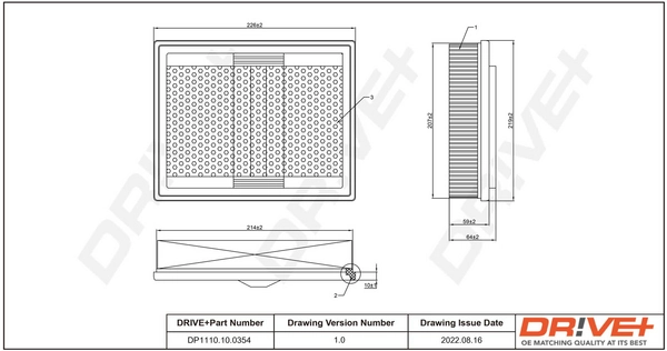 Air Filter DP1110.10.0354