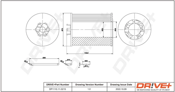 Oil Filter DP1110.11.0215