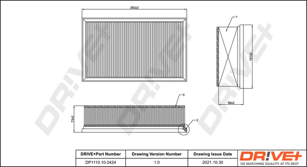 Air Filter DP1110.10.0424