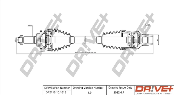 Drive Shaft DP2110.10.1813
