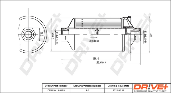 Fuel Filter DP1110.13.0185