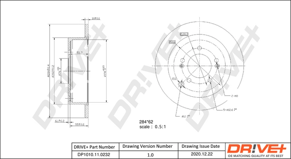 Brake Disc DP1010.11.0232