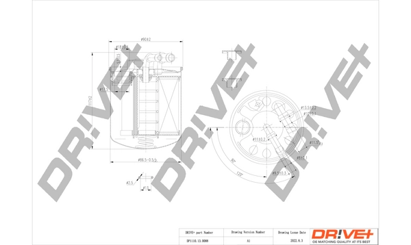 Fuel Filter DP1110.13.0088