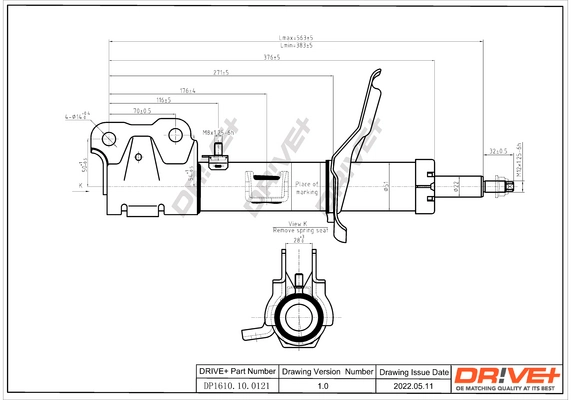 Shock Absorber DP1610.10.0121
