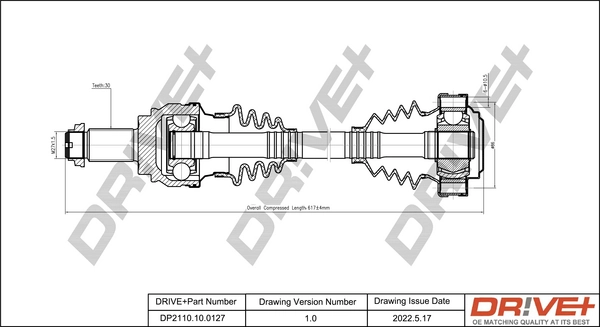 Drive Shaft DP2110.10.0127