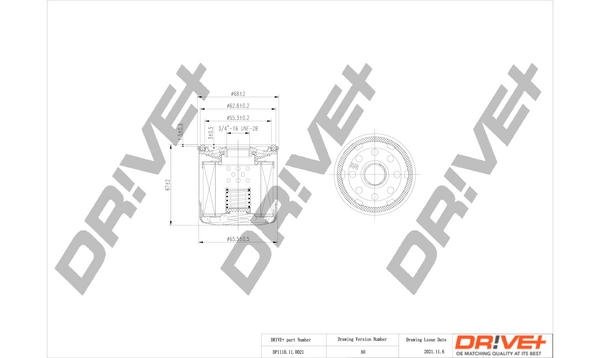 Oil Filter DP1110.11.0021