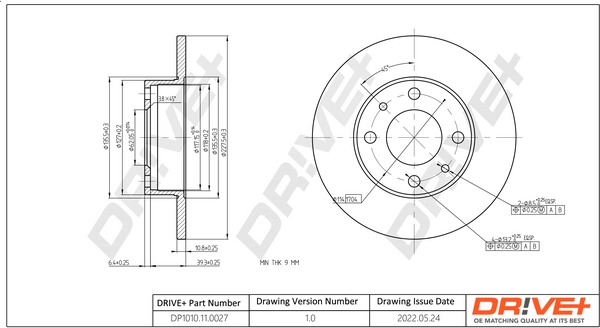 Brake Disc DP1010.11.0027