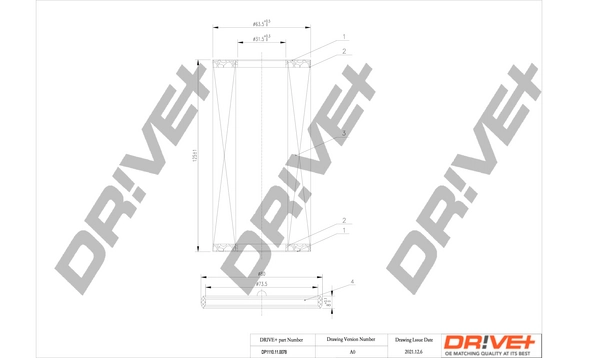 Oil Filter DP1110.11.0078